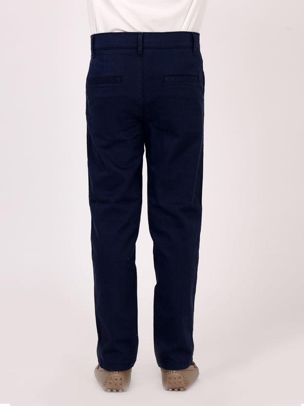 Relaxed Blue Trouser - One Friday World