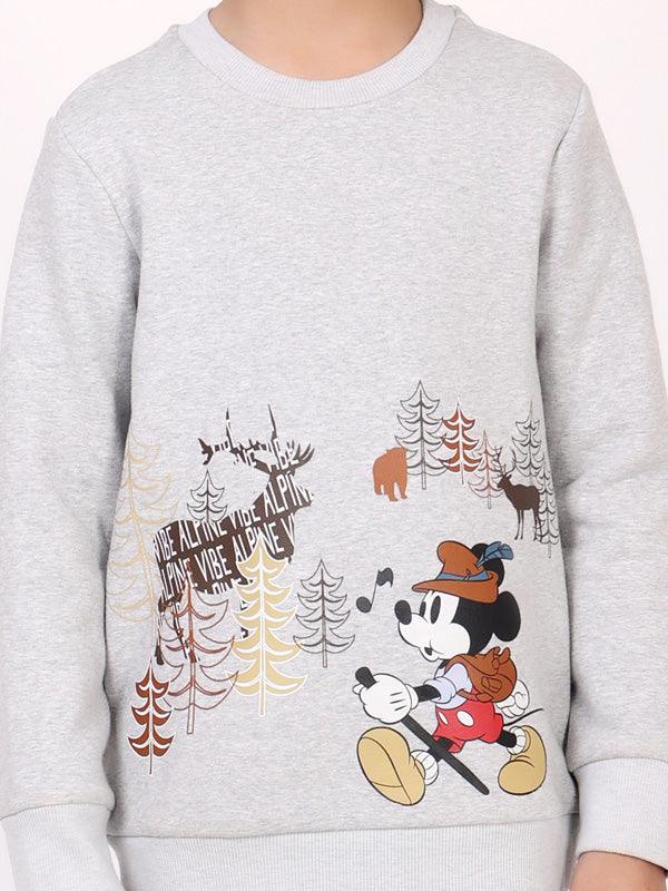 Grey Mickey Mouse Sweat Shirt - One Friday World