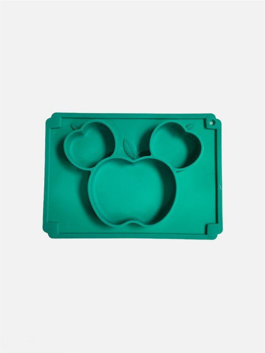 Green Apple Silicon Plate Set