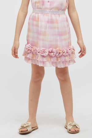 One Friday Pink Ruffle Skirt