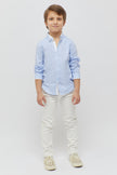 One Friday Pastel Blue Casual Shirt