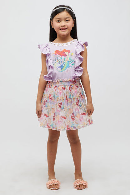 One Friday Pink Pleated Skirt - One Friday World