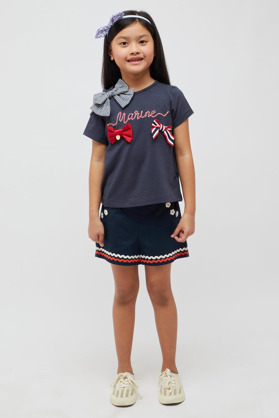 One Friday Fun Navy Blue Shorts - One Friday World