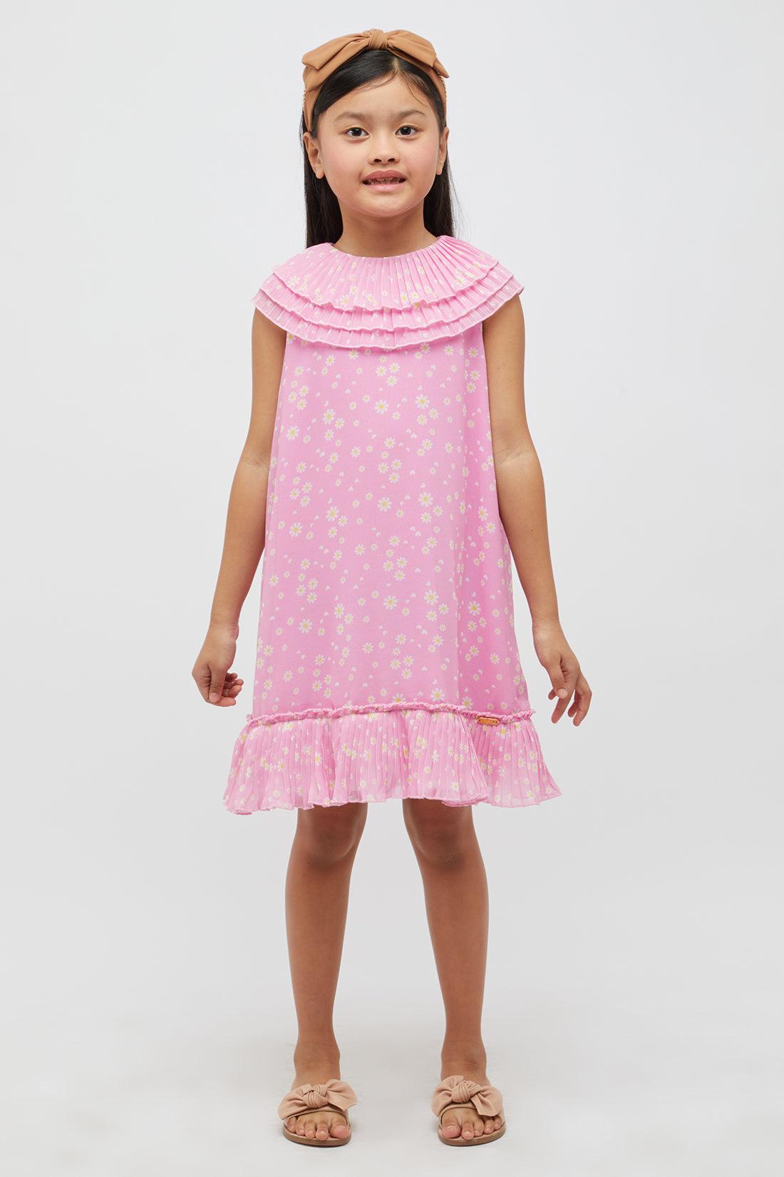 One Friday Floral Pink Dress - One Friday World