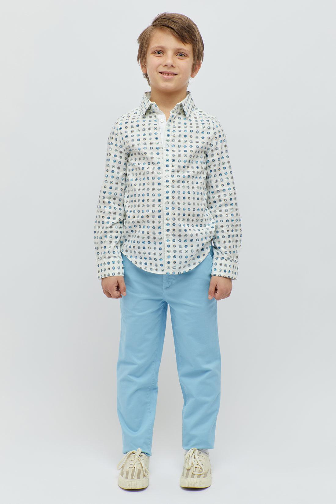 One Friday Aqua Trouser - One Friday World