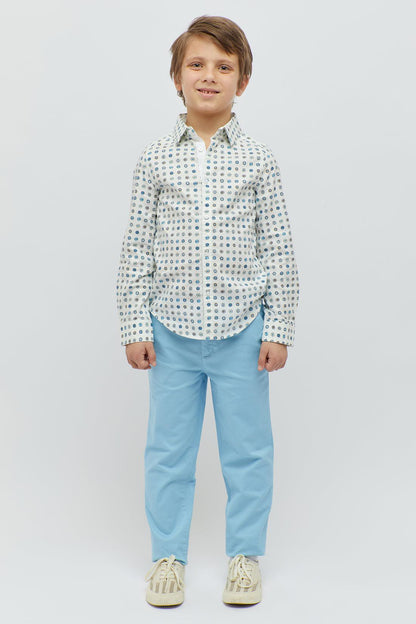 One Friday Aqua Trouser - One Friday World