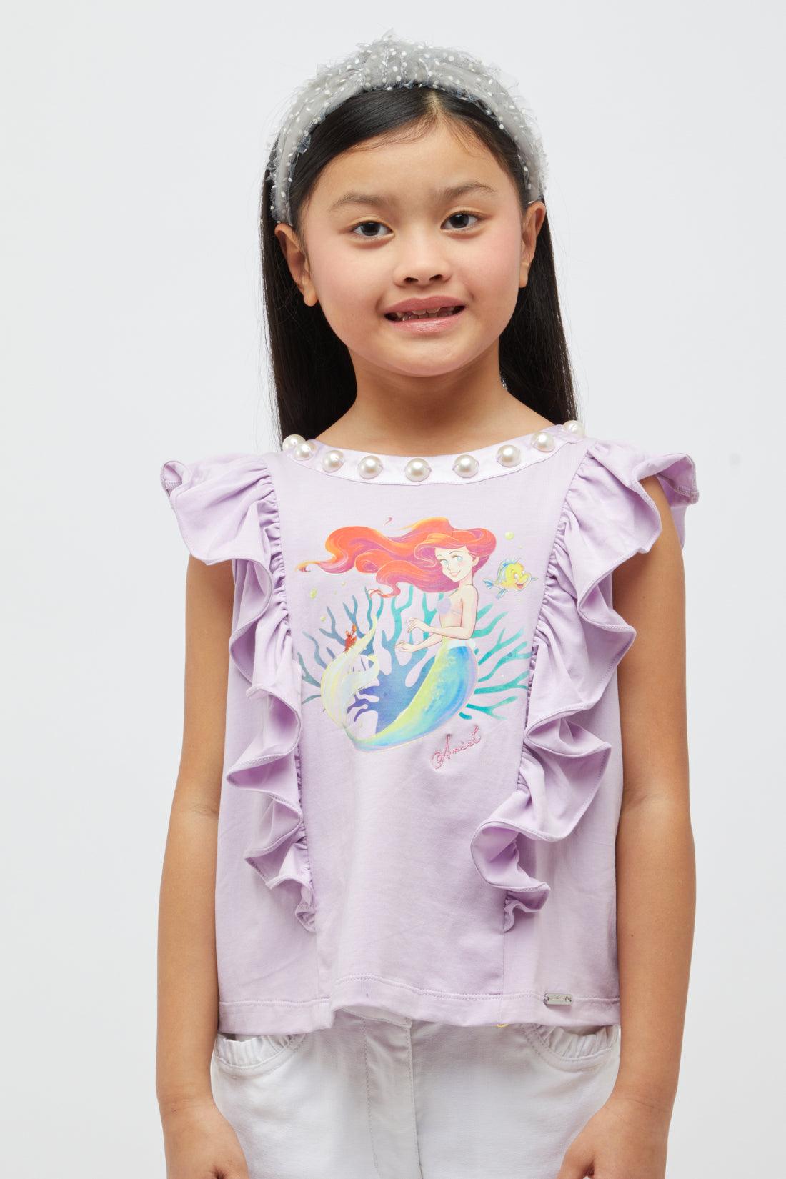 One Friday Lilac Mermaid Top - One Friday World