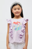 One Friday Lilac Mermaid Top