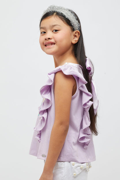 One Friday Lilac Mermaid Top - One Friday World