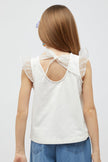 One Friday Off White Breezy Top