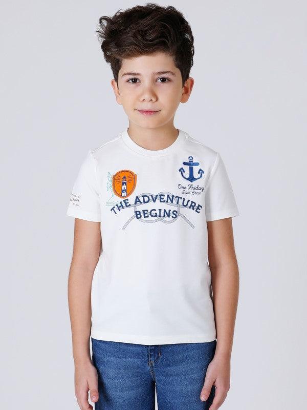 White Adventure T-shirt - One Friday World