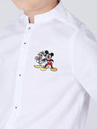White Mickey Logo Shirt - One Friday World