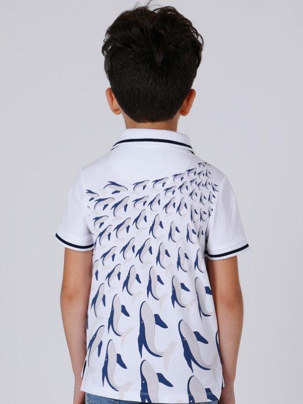 Off White Shark Fish T-shirt - One Friday World