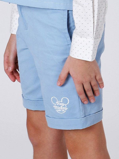 Blue Infant Mickey Shorts - One Friday World