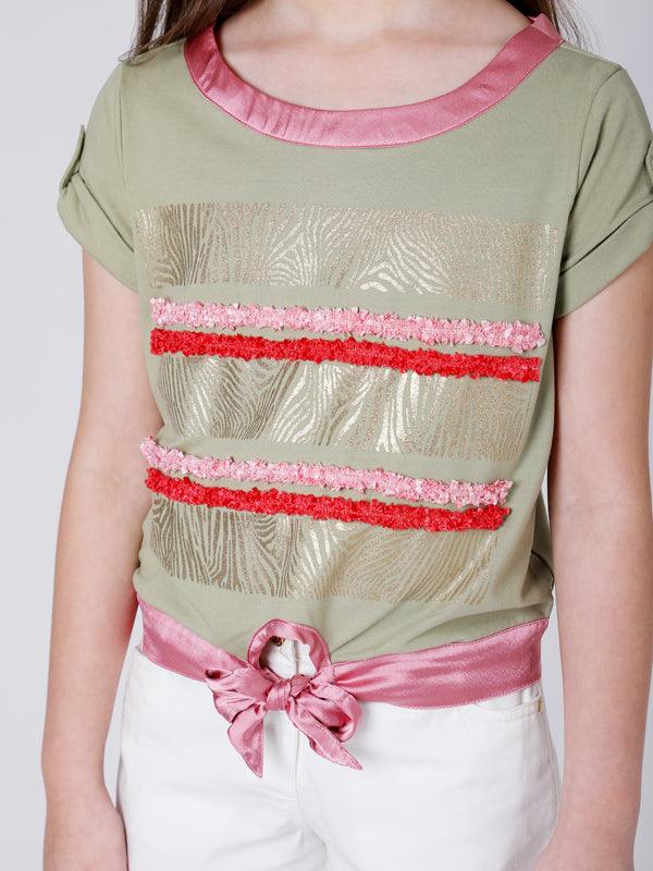 One Friday Green Lace Top - One Friday World