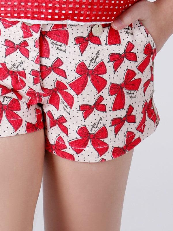 Red Printed Short - One Friday World