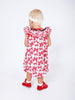 Red Bow Printed Dress - One Friday World