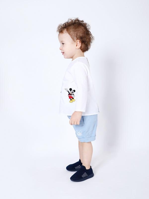 White Mickey Infant Shirt - One Friday World