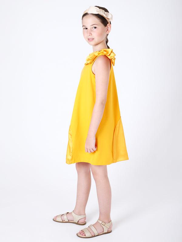 Yellow Animal Print Dress - One Friday World