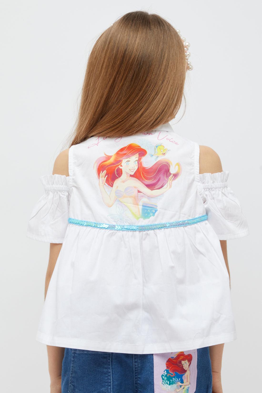 One Friday Off White Mermaid Top - One Friday World