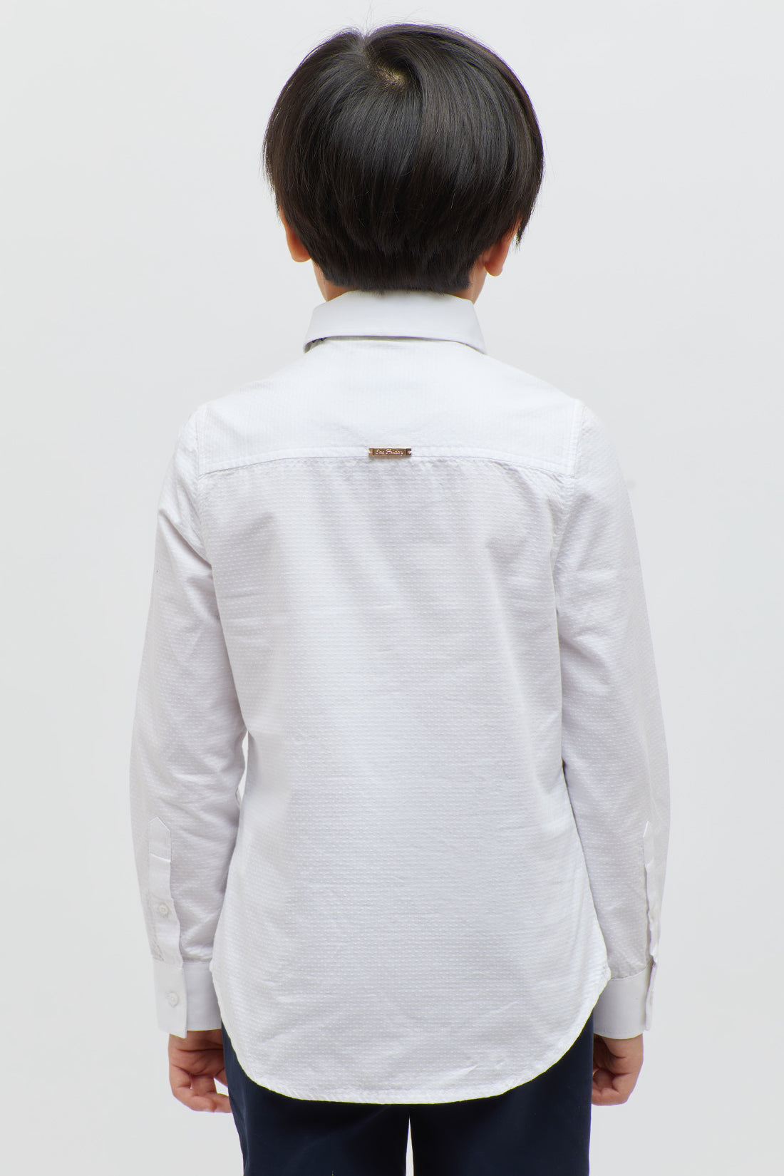 One Friday Off White Formal Shirt
