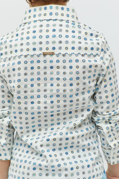 One Friday Vibrant Off White Shirt - One Friday World