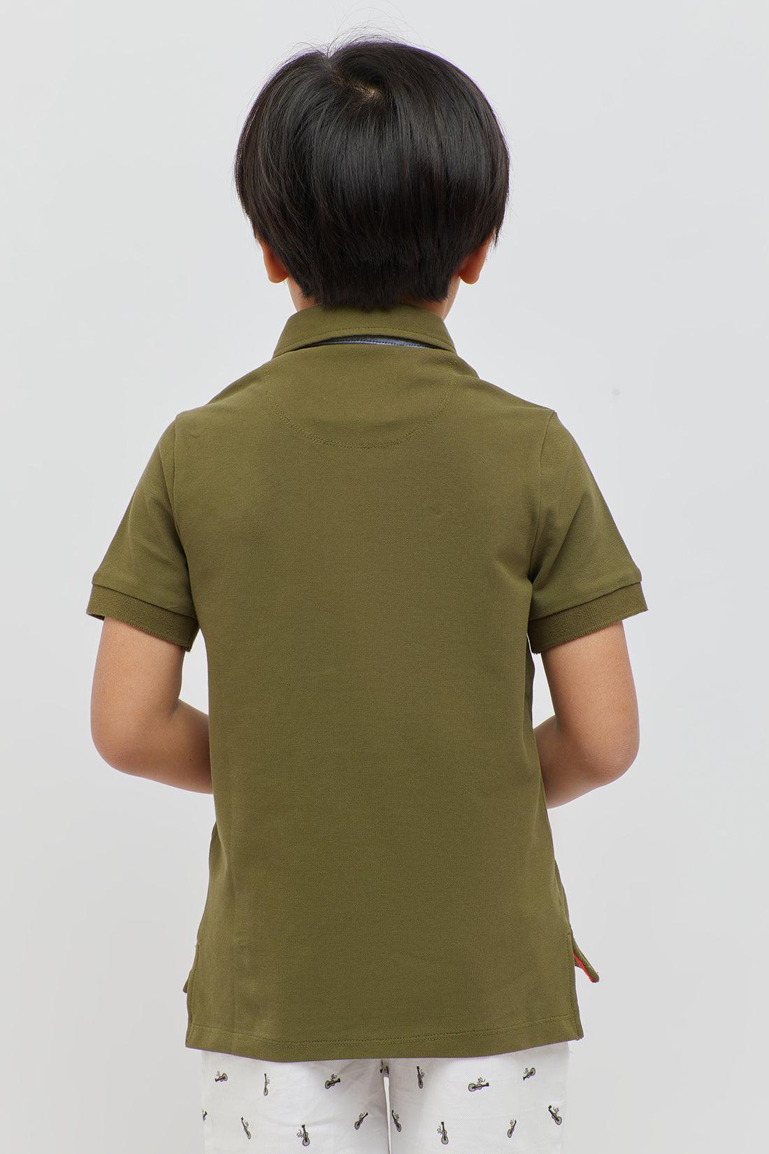 One Friday Olive Green T-shirt