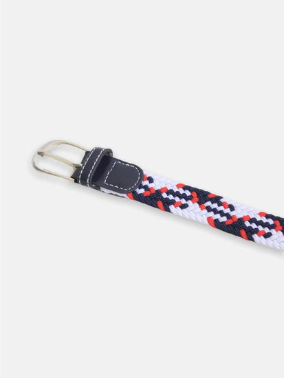 Red and blue Pattern belt - One Friday World