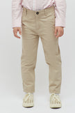 One Friday Beige Classic Trouser