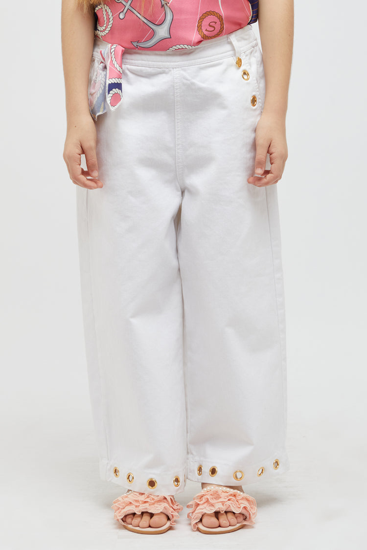 Off White Flared Trouser