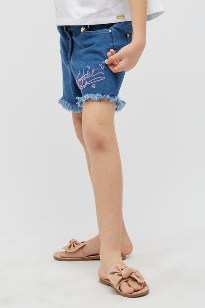 One Friday Classic Blue Denim Shorts - One Friday World