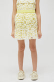 One Friday Yellow Ruffles Skirt