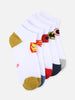 One Friday White Solid Socks (Set Of 5)