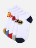 One Friday White Solid Socks (Set Of 5)