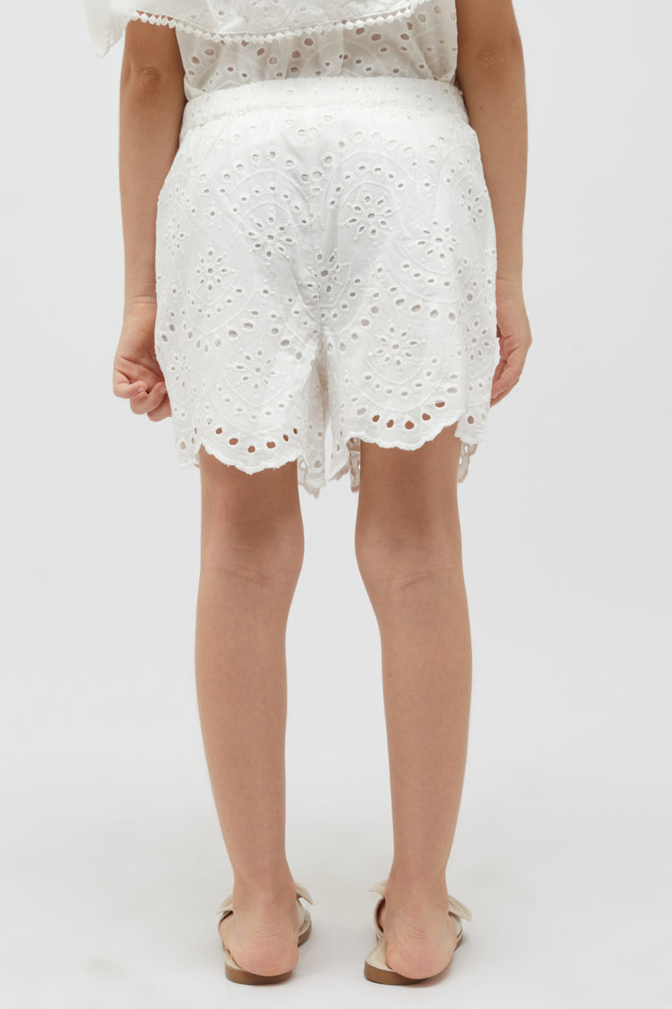 Schiffili White Shorts
