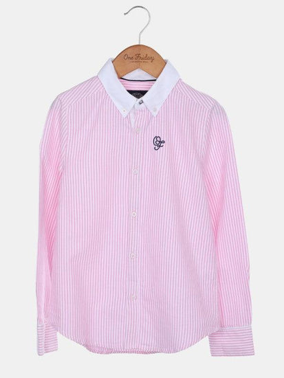 Pink Stripes Shirt - One Friday World