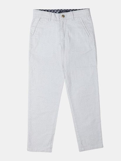 Grey Solid Trouser - One Friday World