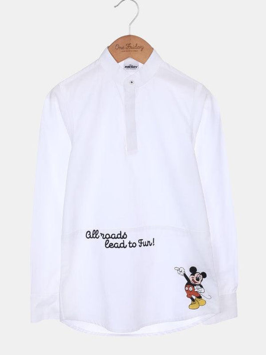 White Mickey Shirt