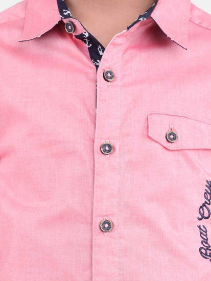 Pink Linen Shirt - One Friday World