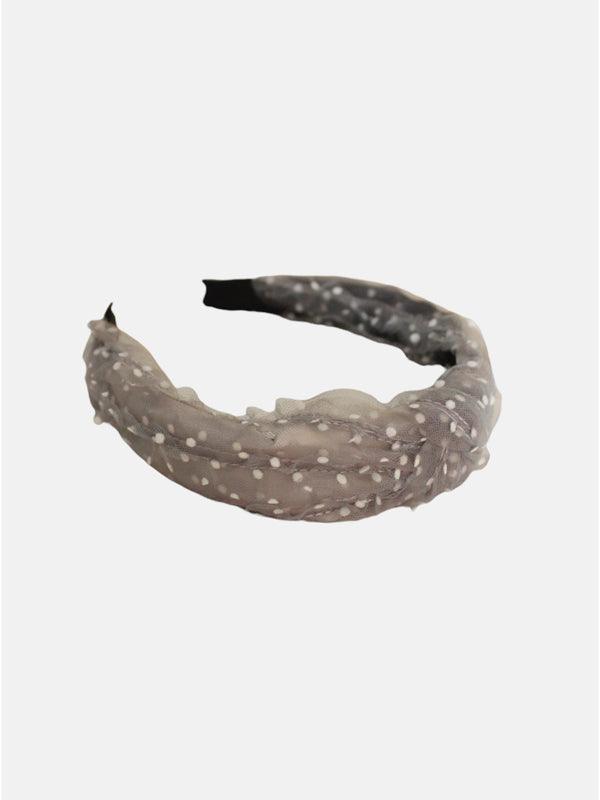Grey Party Wear Hair Band - One Friday World