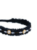 One Friday Black Pearl With Gold Chain Hairbands