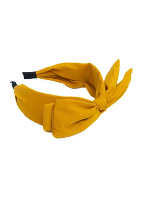 One Friday Yellow Twill Hairbands