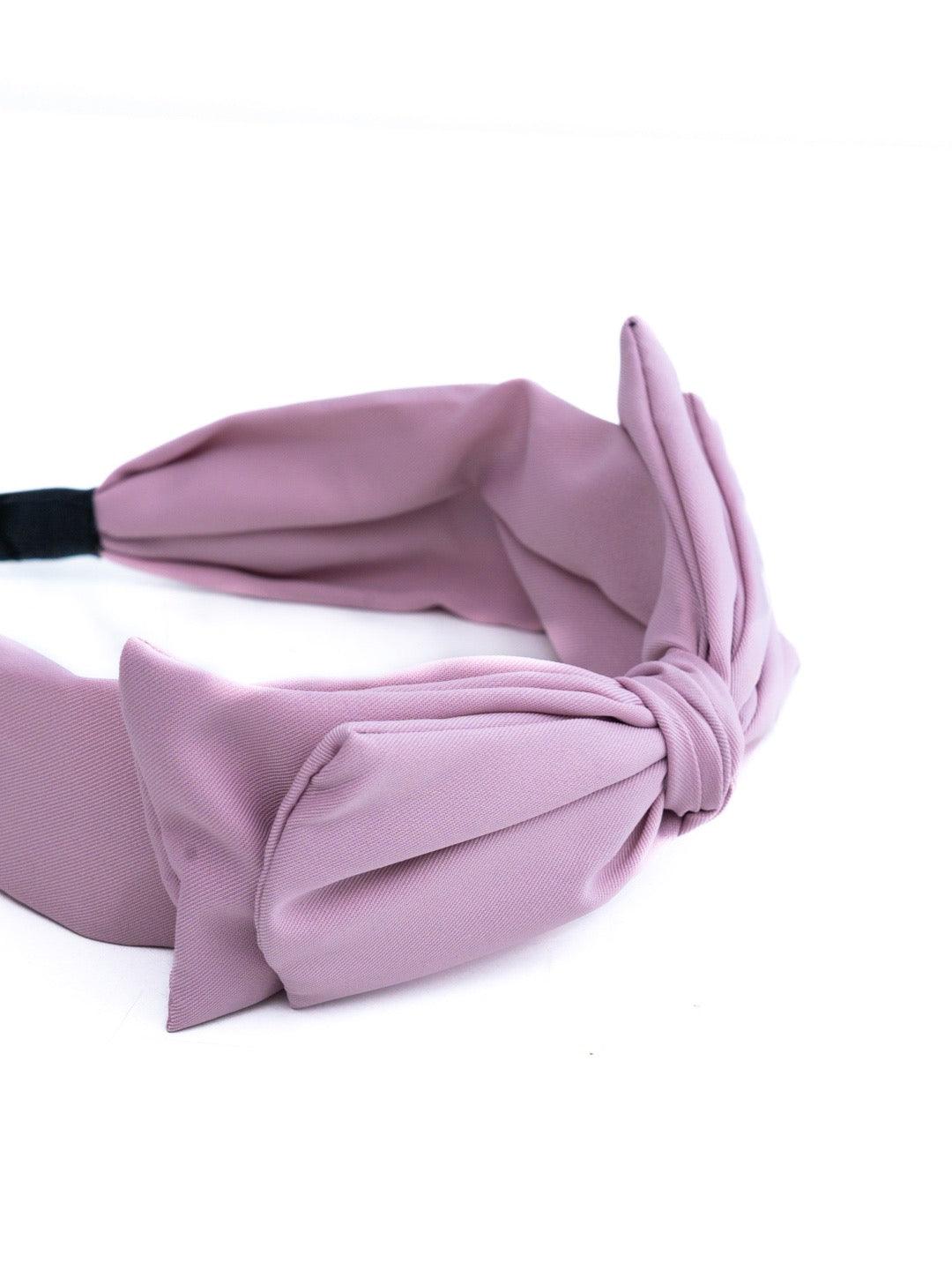 One Friday Pink Twill Hairbands
