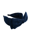 One Friday Navy Blue Twill Hairbands