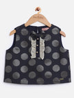 Black and Gold Polka Dot Top - One Friday World