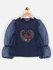 Navy Blue Full Sleeves Top - One Friday World