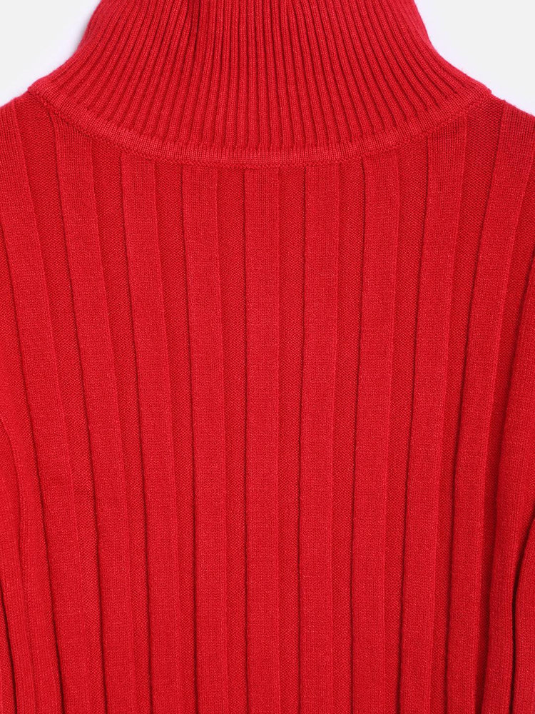Red Solid Jumper - One Friday World
