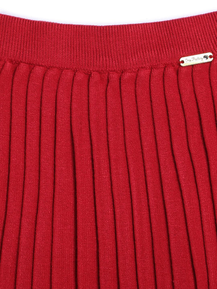 Red Top and Skirt Set - One Friday World