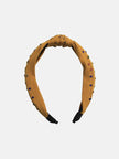 Mustard Party Wear Hair Band - One Friday World