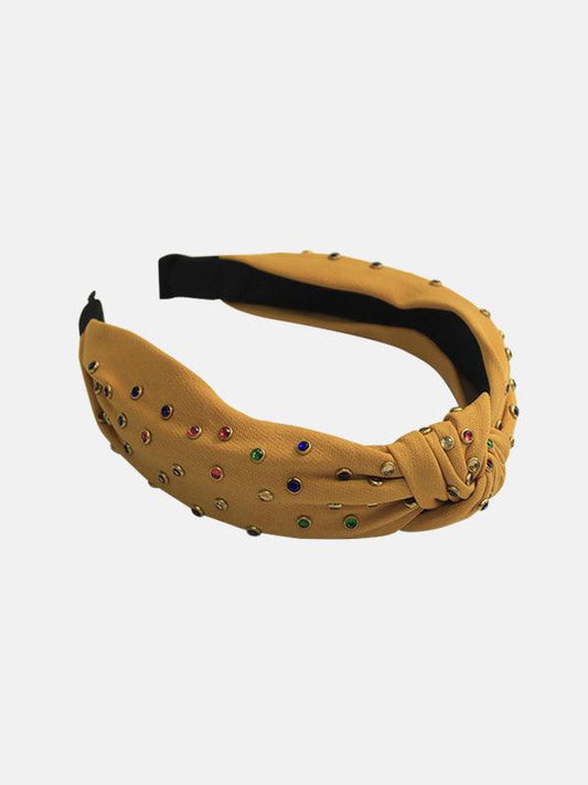 Mustard Party Wear Hair Band